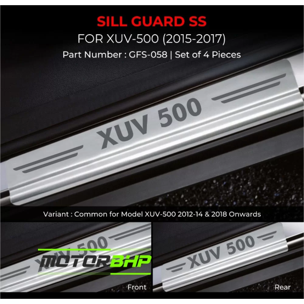 Xuv 500 deals scuff plate